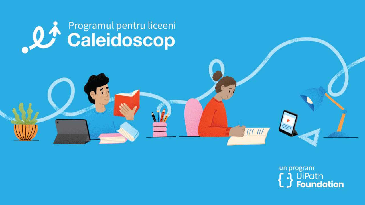 UiPath Foundation lansează Caleidoscop: platformă, tablete și burse pentru 800 liceeni din comunități vulnerabile