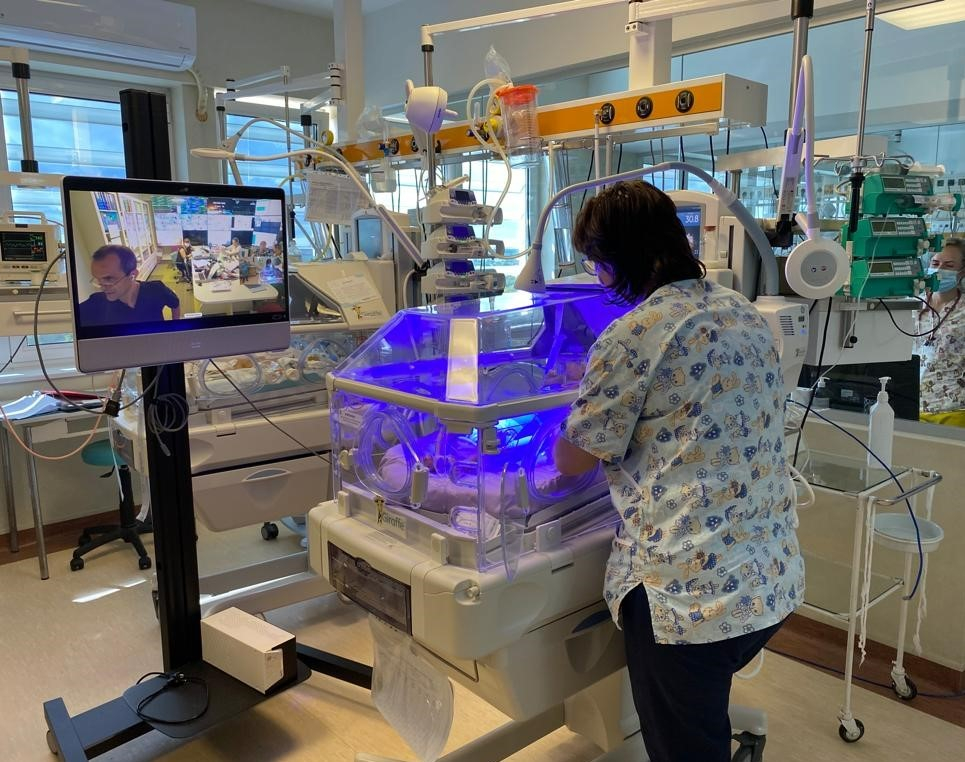 Spitalului Clinic Judeţean de Urgenţă Mureș, parte din Rețeaua Națională de Telemedicină cu ajutor de la BCR