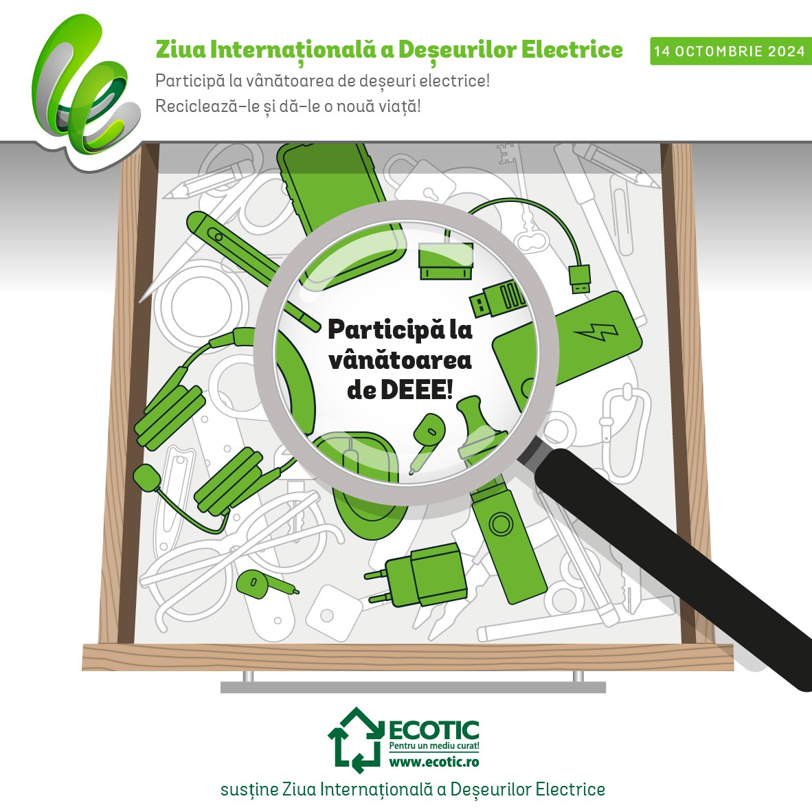 De ziua deșeurilor electrice, dă aparaturii tale o nouă viață cu ECOTIC