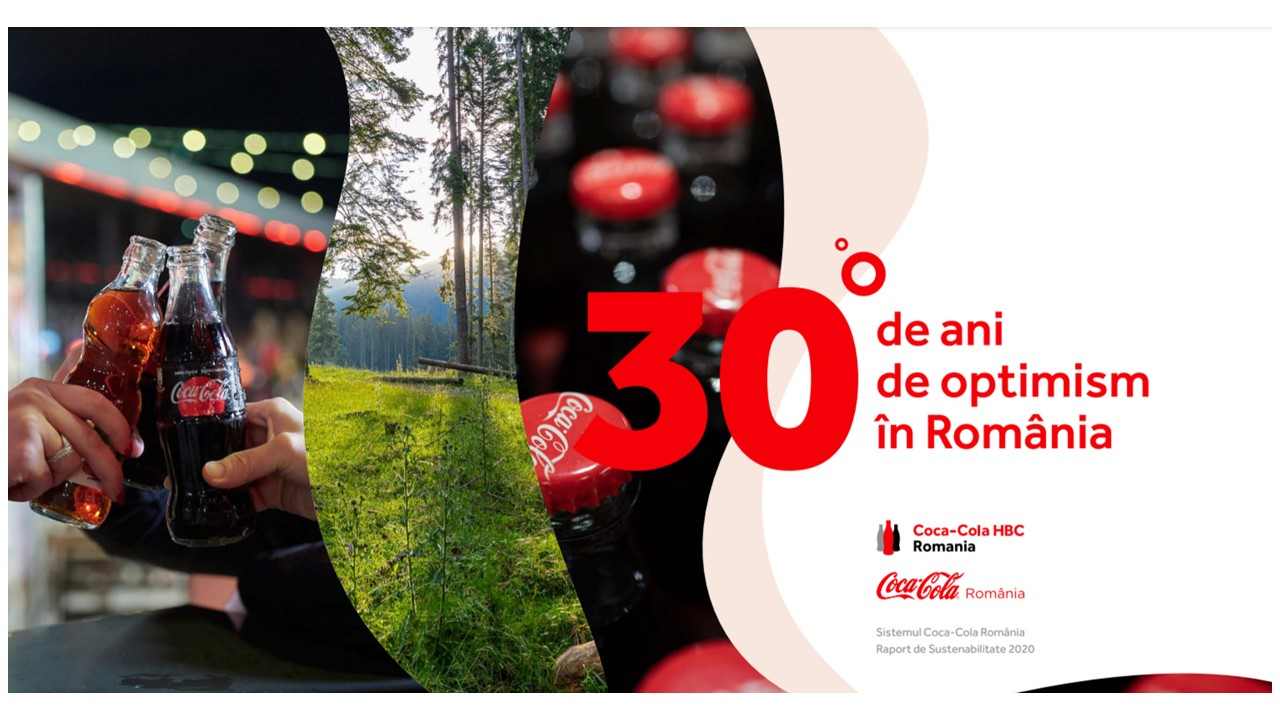 Raportul de sustenabilitate Coca-Cola: 20% din portofoliu, în PET-uri reciclate