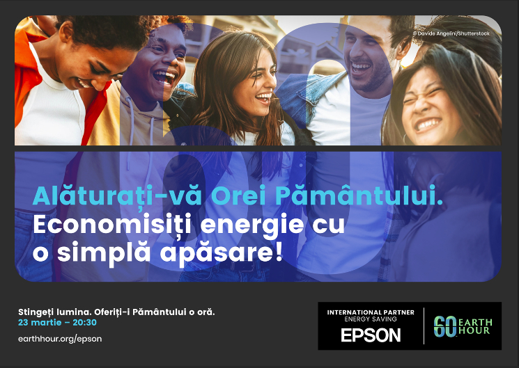 Epson se alătură Earth Hour 2024 contribuind la reducerea consumului de energie