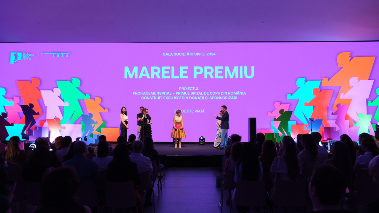 #NoiFacemUnSpital câștigă marele premiu al Galei Societății Civile 2024
