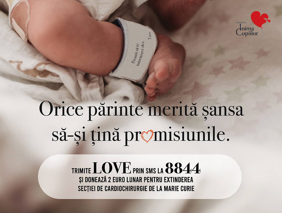 Inima Copiilor strânge 10.000 de promisiuni pentru inimile bolnave