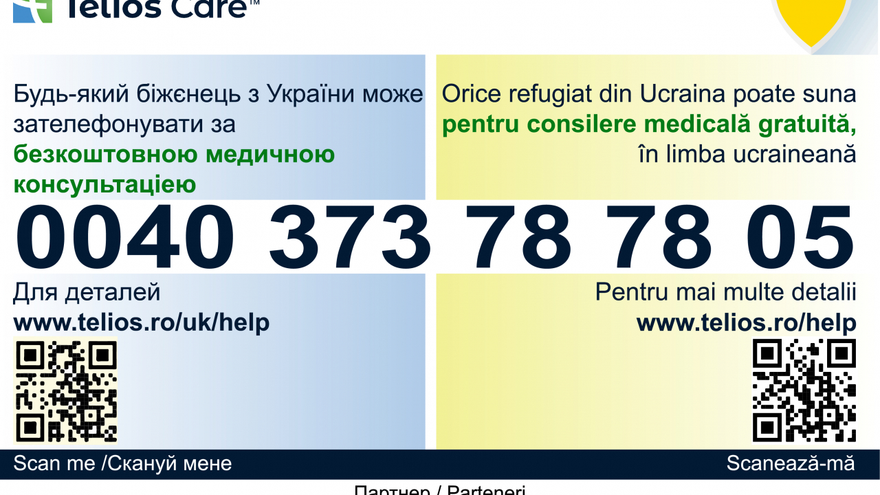 Refugiații din Ucraina, gratuitate la servicii de telemedicină prin Telios Care