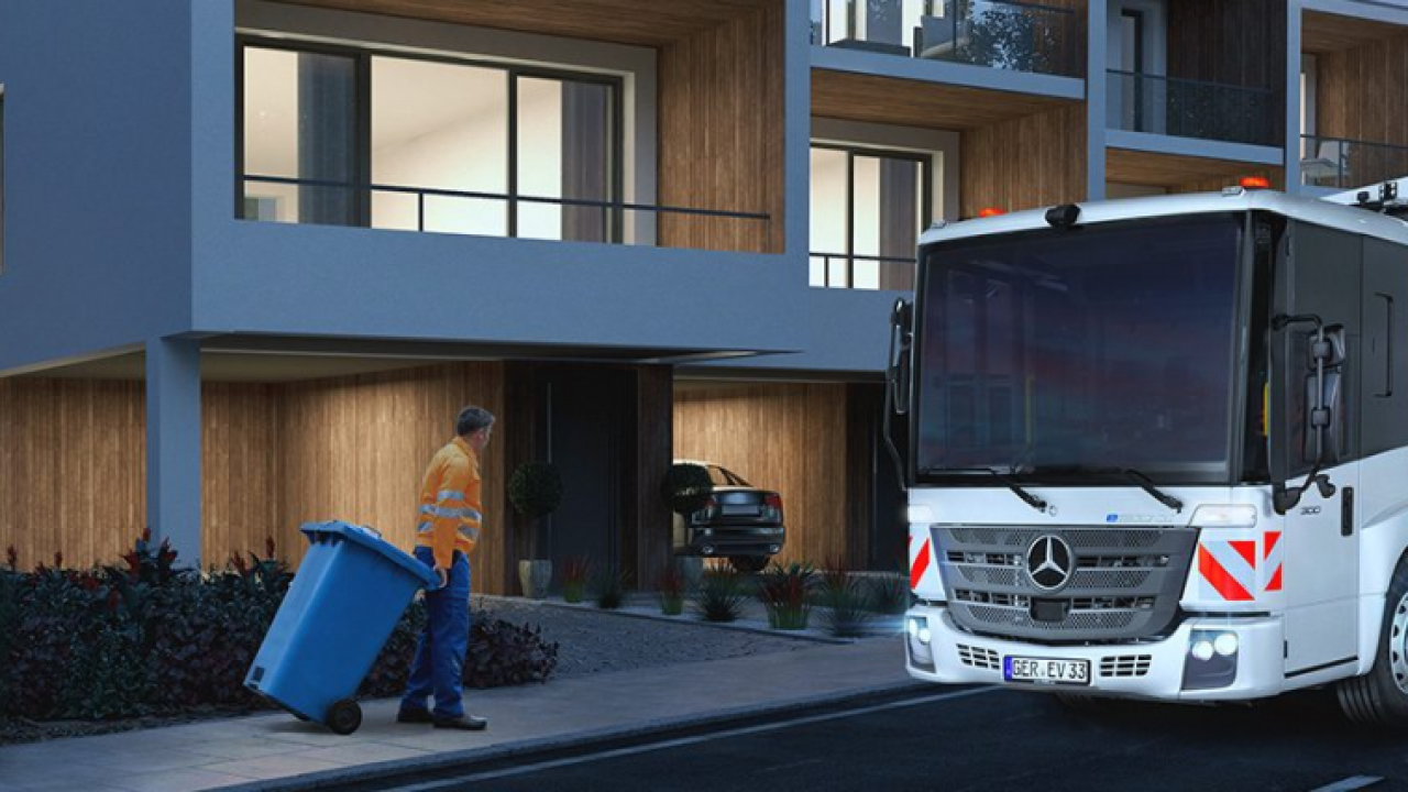 Daimler prezintă eEconic, camionul electric municipal pentru orașele viitorului