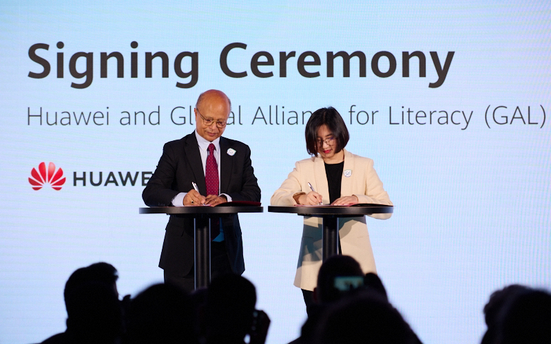 Huawei joins UNESCO in a pledge to eradicate digital illiteracy