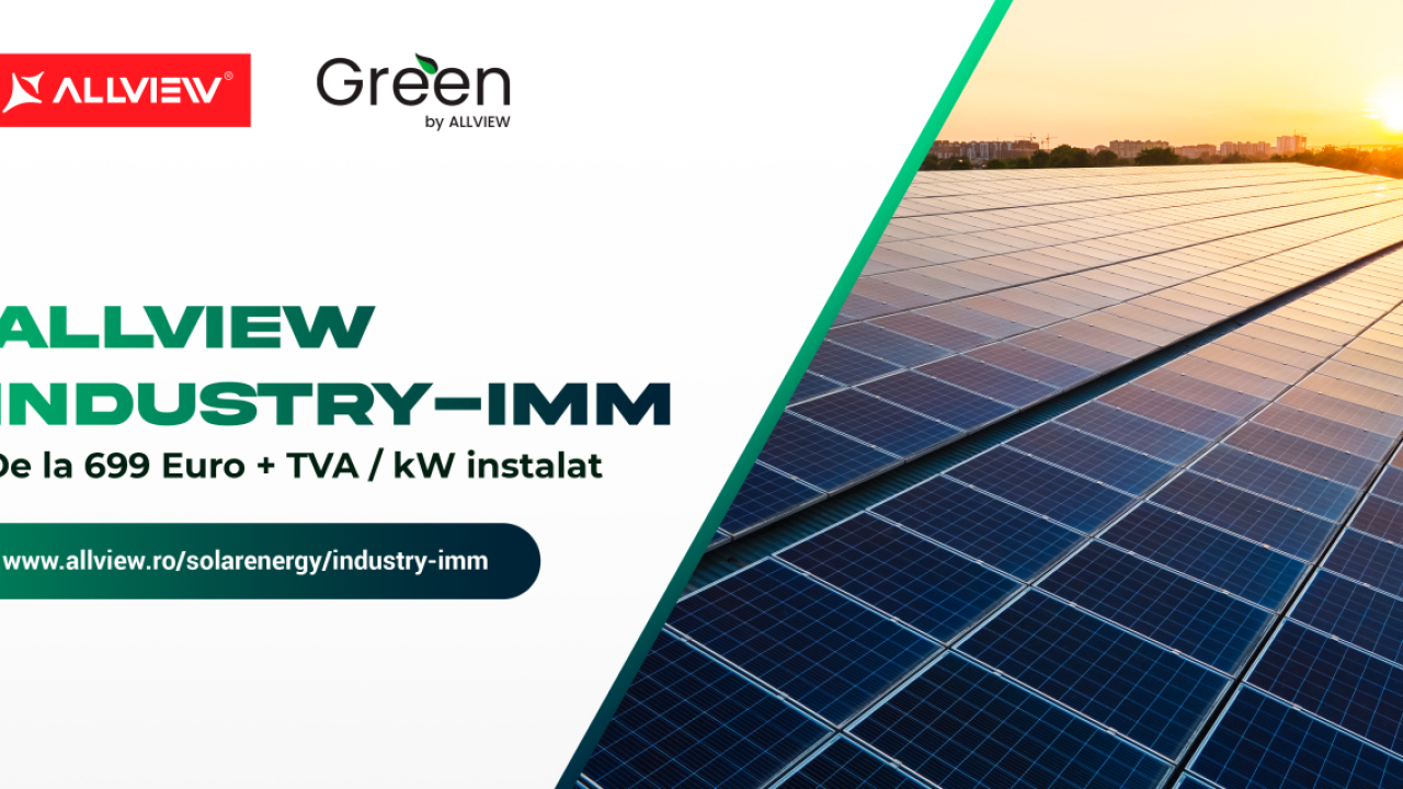 Allview oferă soluții pentru producția de energie verde și consum optimizat