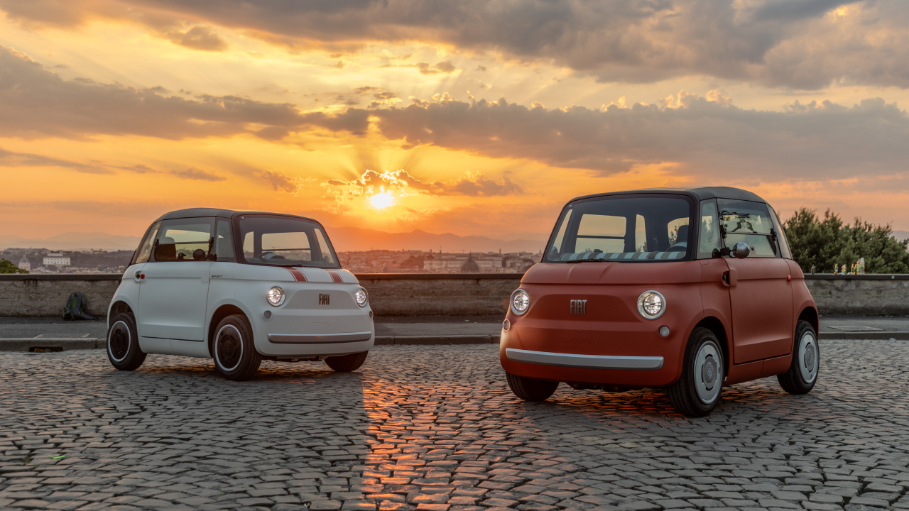 FIAT prezintă noi concepte de micromașini electrice - Topolino, TRIS și Multiplina