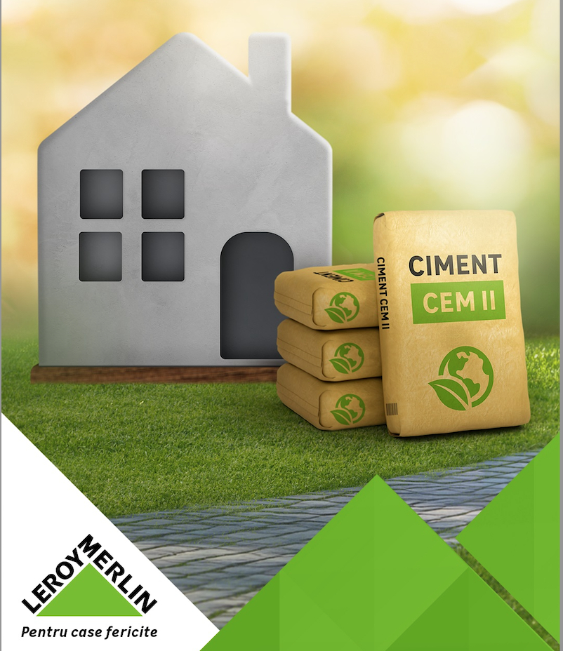 Leroy Merlin introduce o opțiune sustenabilă de ciment în portofoliu