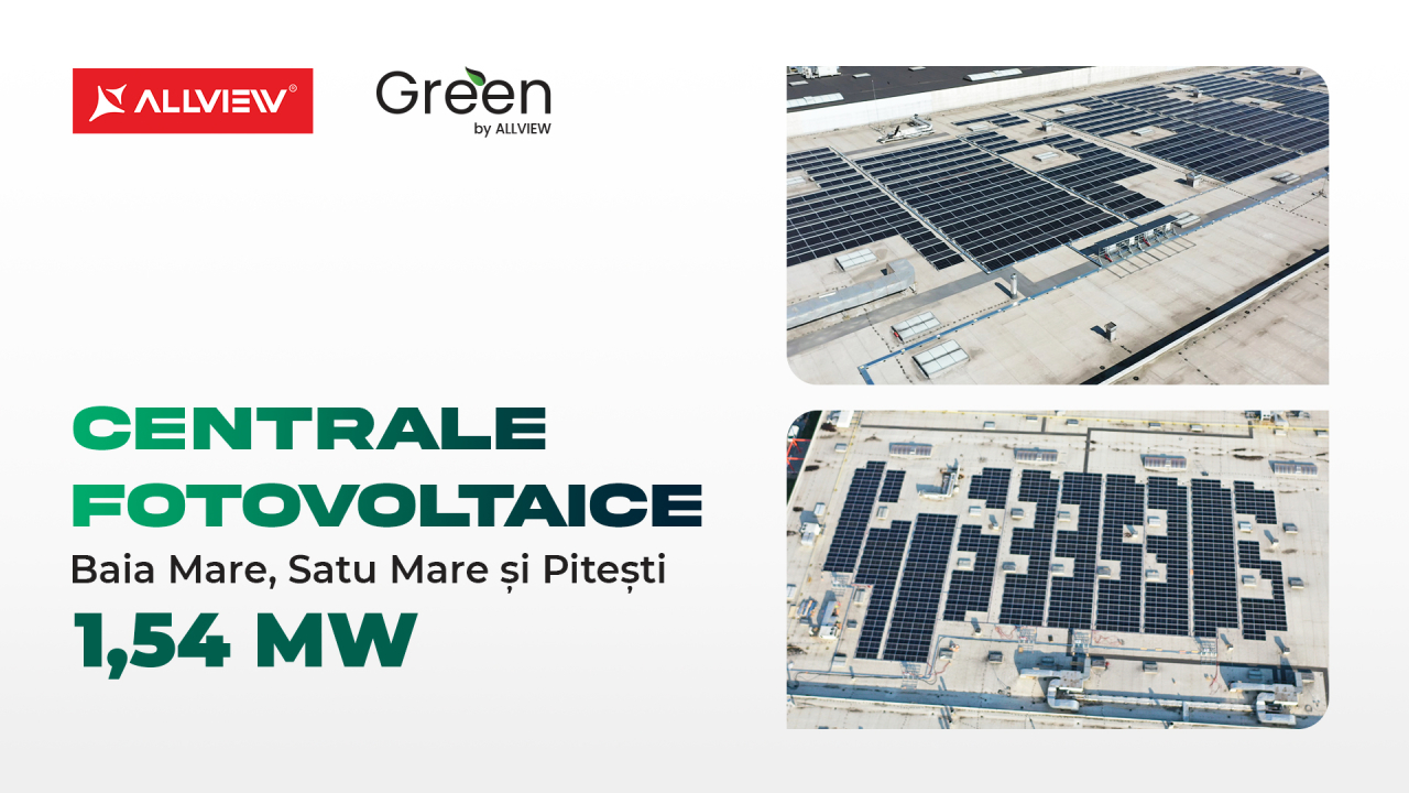 Allview ajută un hypermarket din România să adopte rapid energia regenerabilă