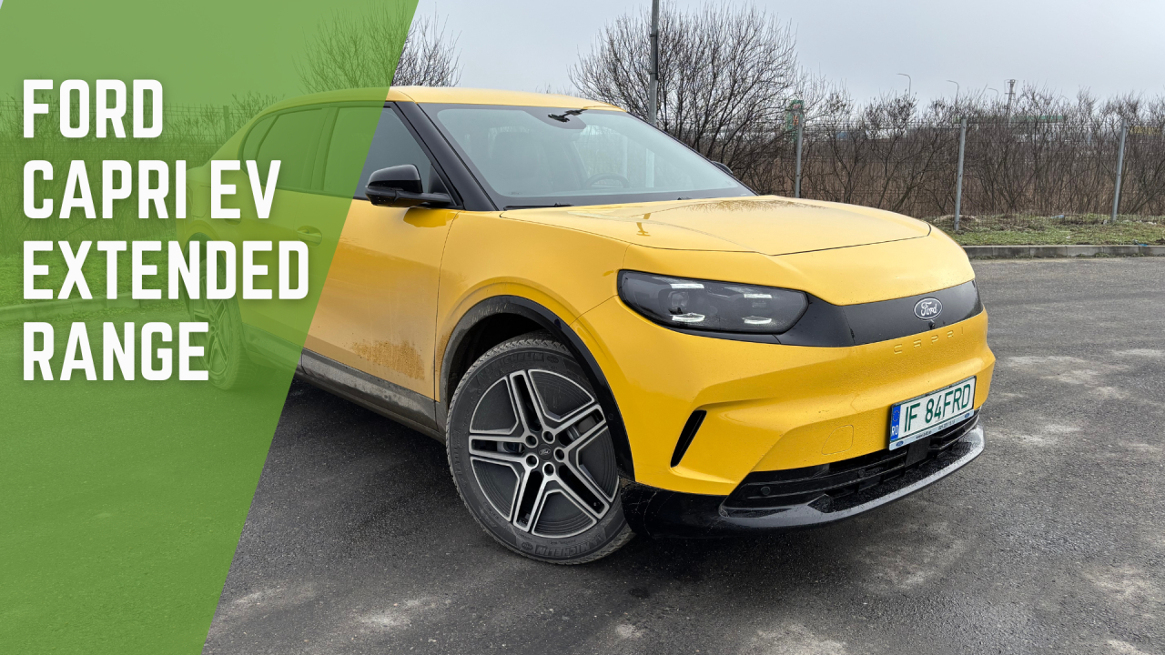 Test Drive Ford Capri EV: atletul din tinerețe s-a electrificat și acum e familist