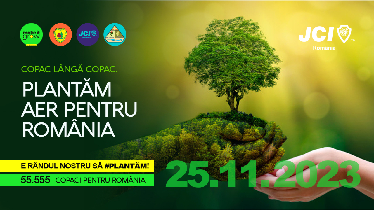 Make it Grow: încă 5.000 de puieți pentru obiectivul de 55.555 de copaci pentru România