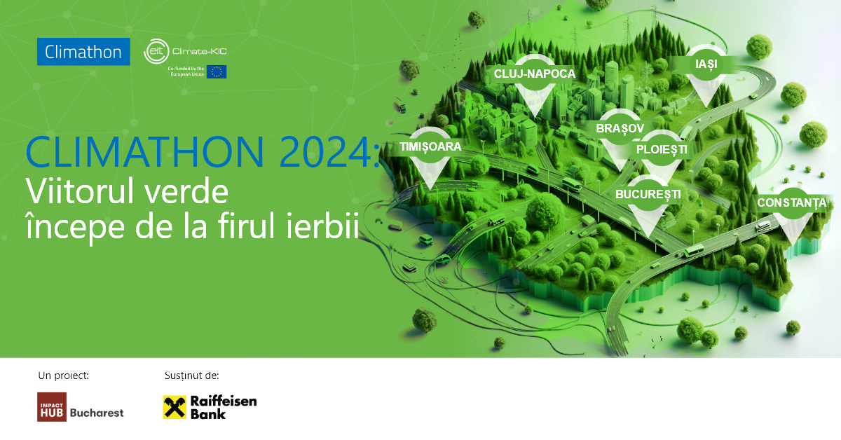 Climathon 2024: înscrieri deschise pentru un hackathon global pentru soluții climatice