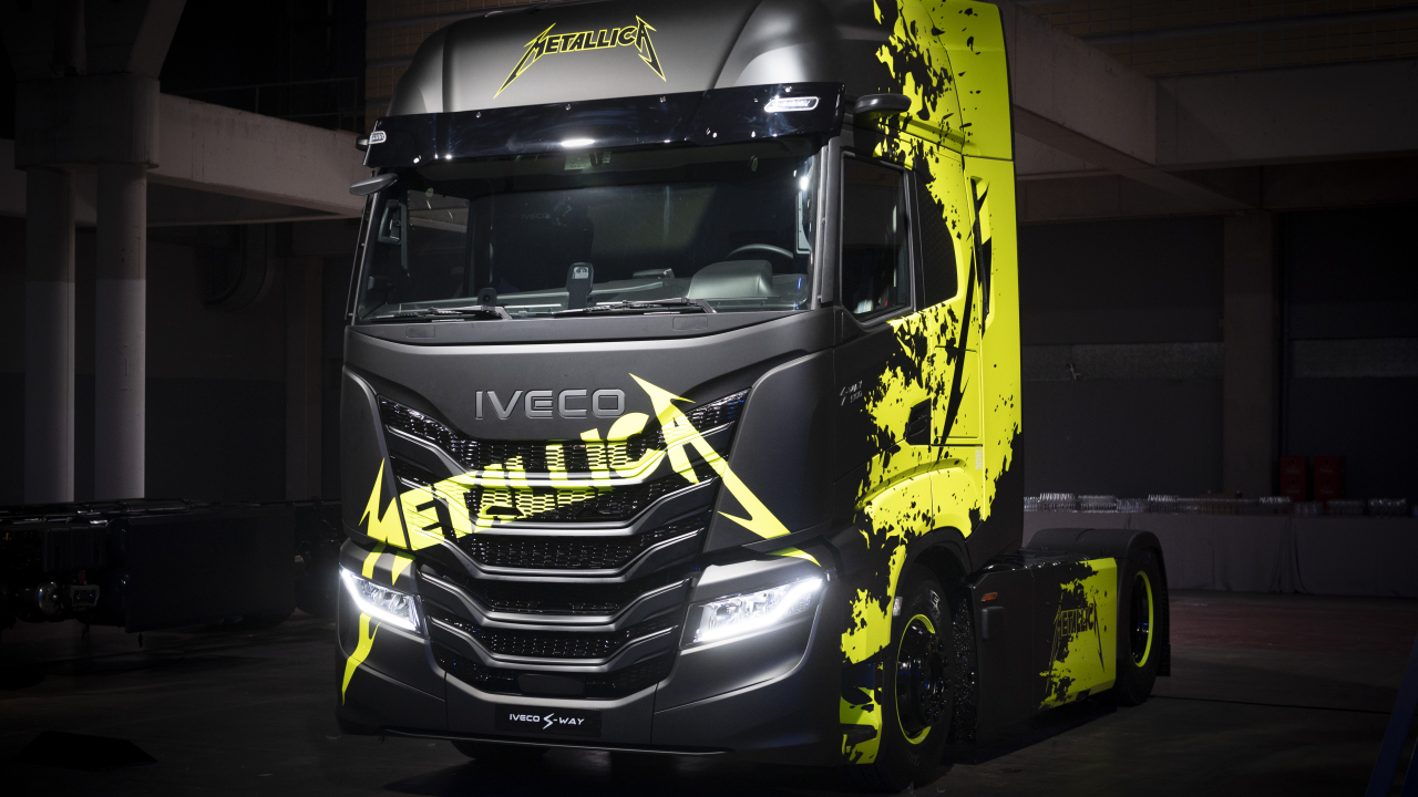 Sustainable heavy metal: Metallica to use only e-trucks for its European tour