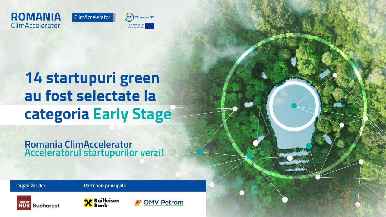 ClimAccelerator: 14 startup-uri early stage intră în programul din 2023