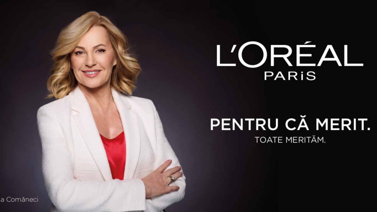 Nadia Comăneci, ambasadoare a Lessons of Worth, campanie-manifest L’Oréal Paris