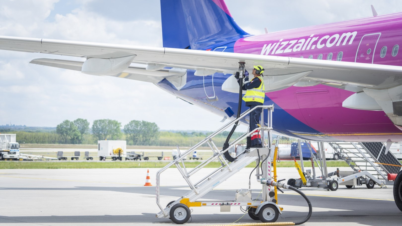 Wizz Air, primele zboruri cu avioane alimentate cu ulei folosit la prăjit
