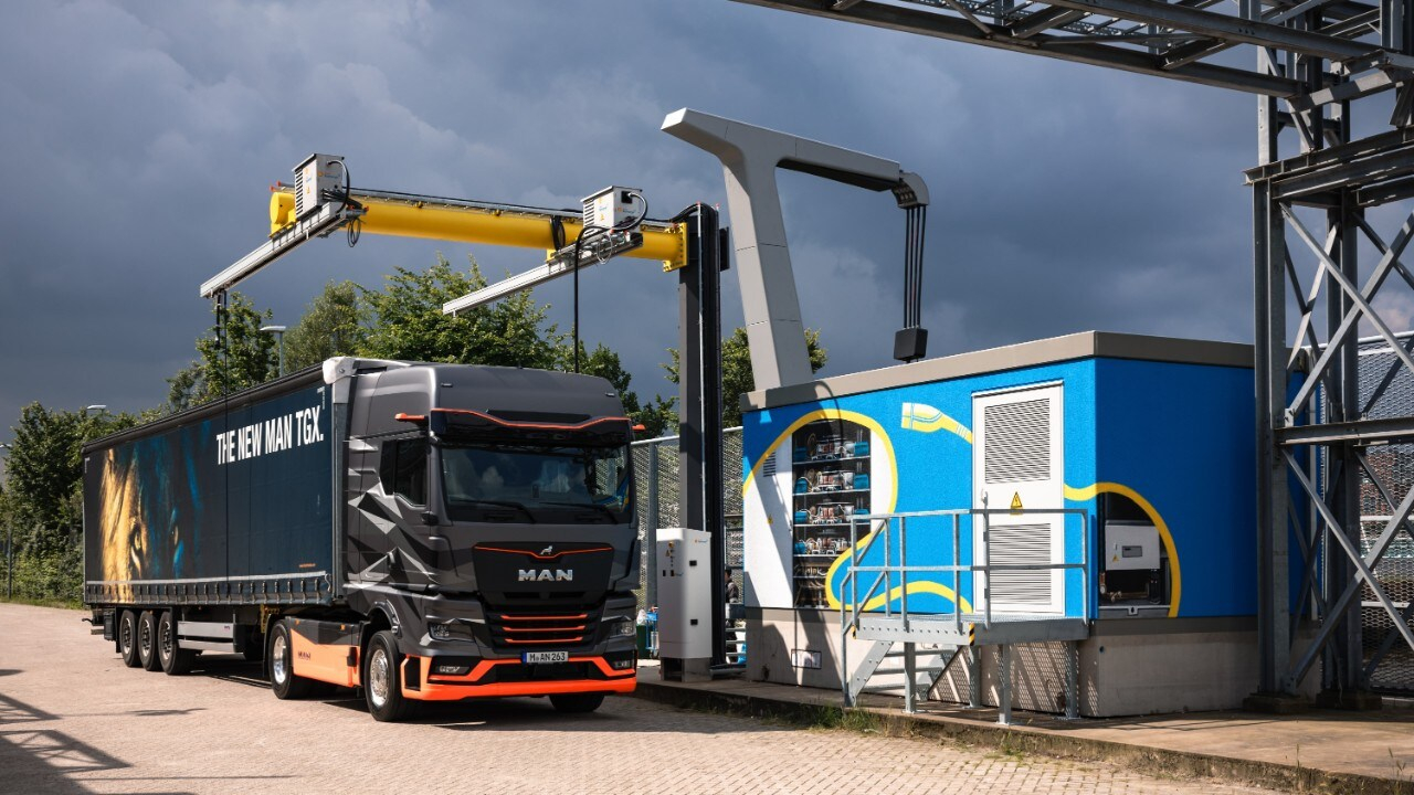 Shell launches its first megawatt-charging station for clean cargo transport