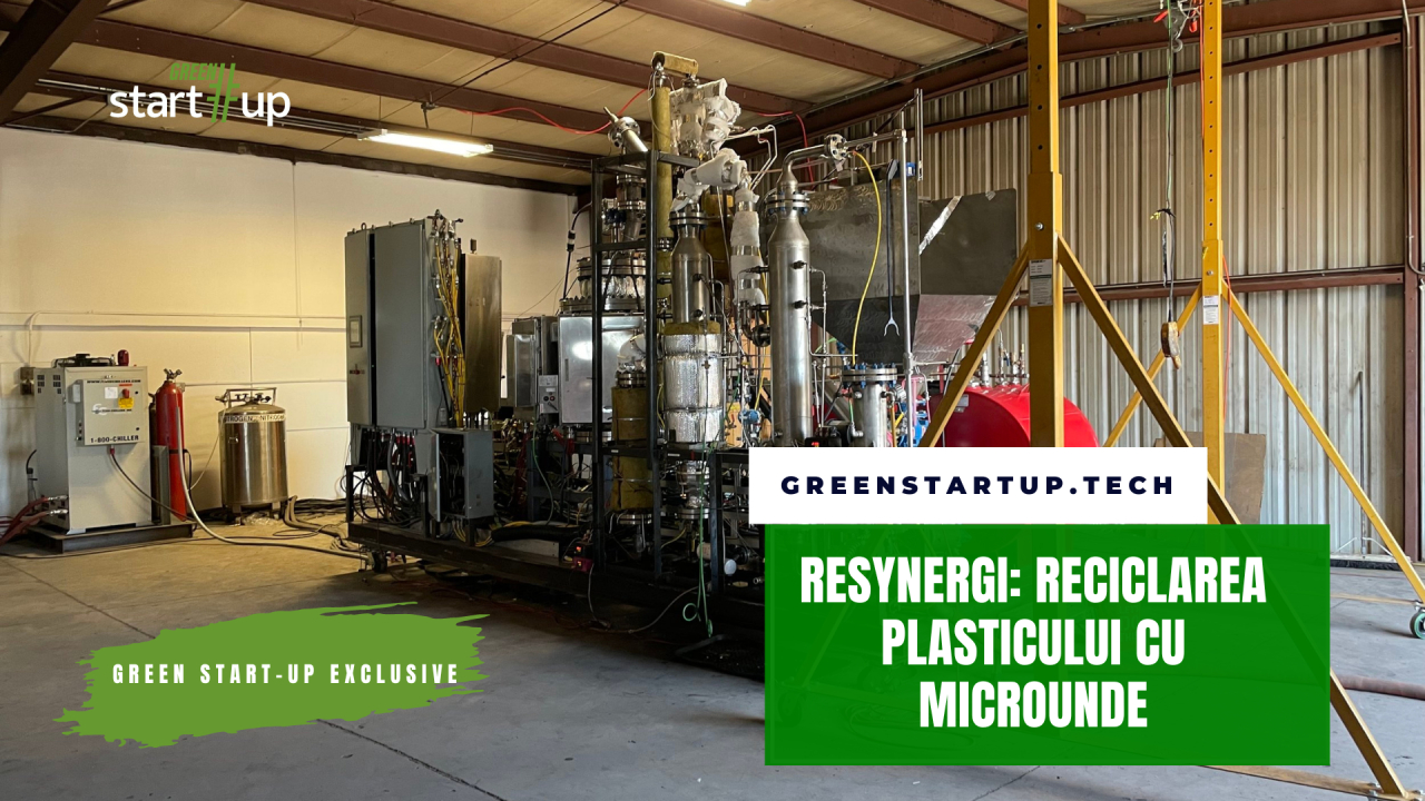 Resynergi este startup-ul care dă o nouă viață deșeurilor poluante din plastic