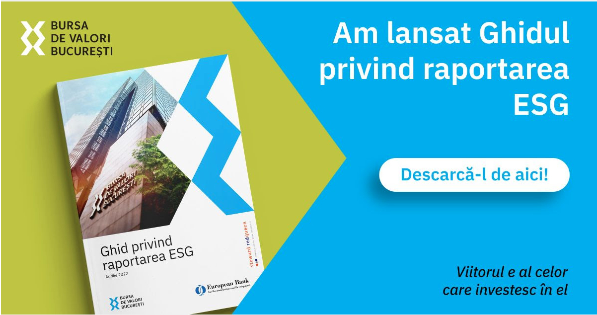Bursa de Valori București lansează un ghid pentru raportarea ESG