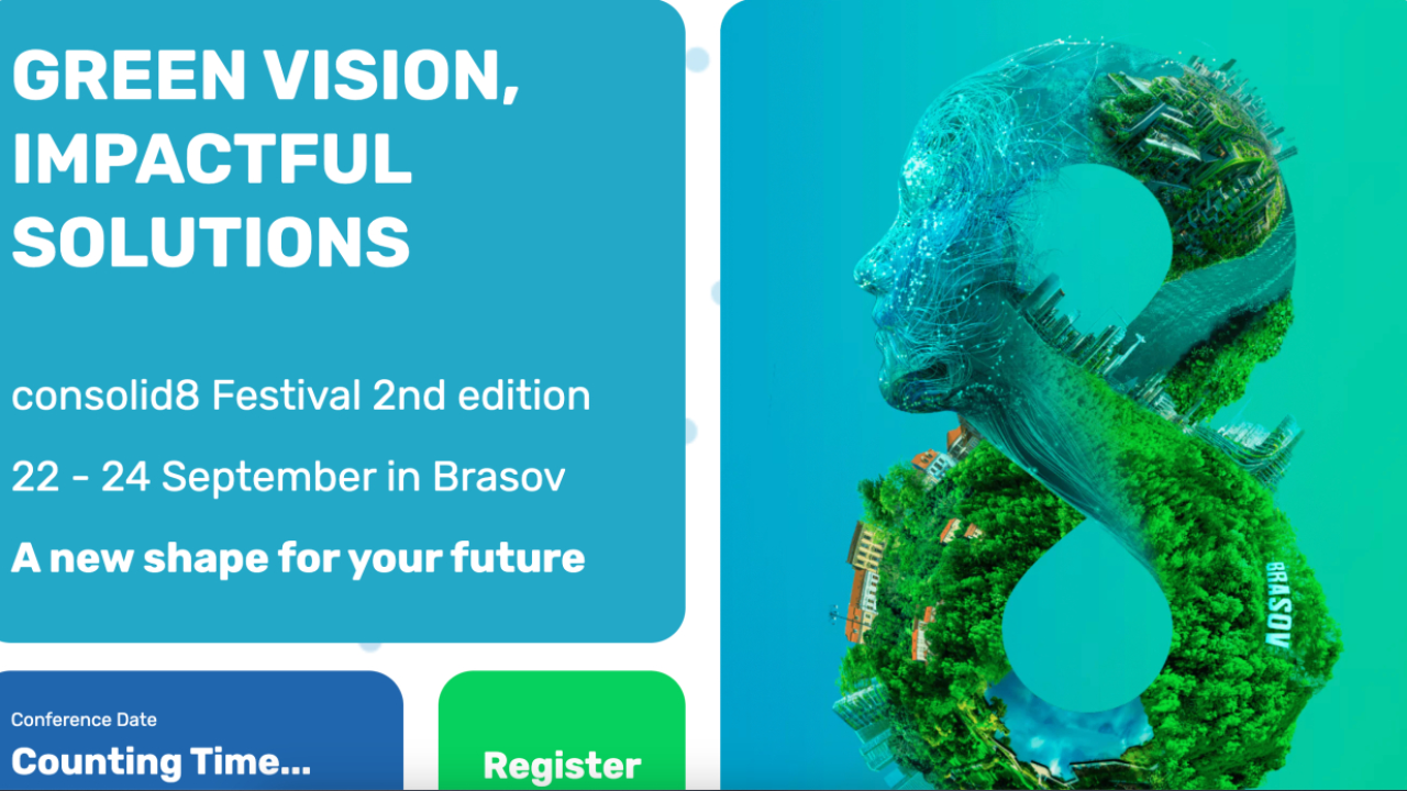 consolid8 Festival, în septembrie la Brașov: soluții pentru dezvoltare urbană durabilă