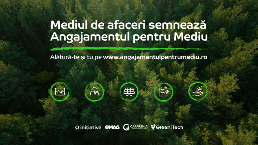 Companiile din România semnează Angajamentul de Mediu pentru un viitor mai bun