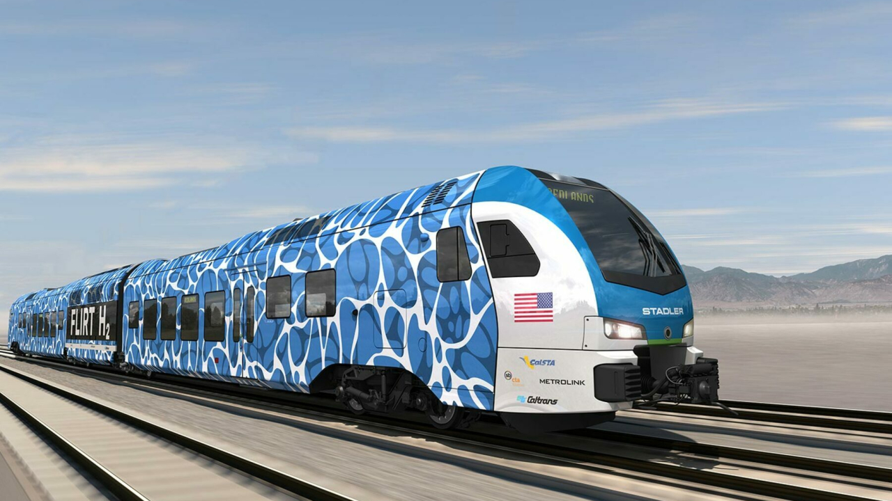 Stadler finishes the first record trip of 2.800 km in a hydrogen-powered train