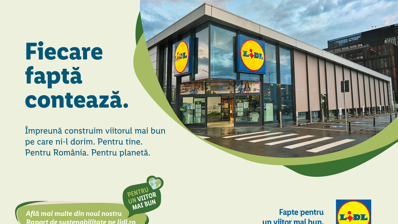 Fiecare faptă contează: raportul de sustenabilitate al Lidl