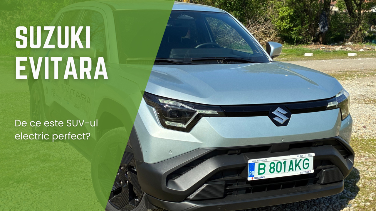 Test Drive Suzuki eVITARA: SUV-ul electric de oraș cu un avantaj unic în piață