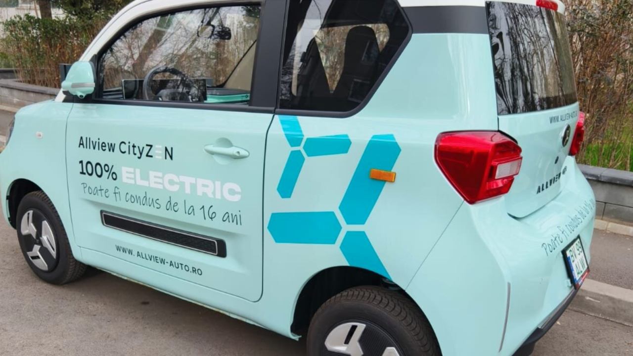 Allview AUTO lansează versiunea cu 4 locuri și baterie extinsă a lui CityZEN