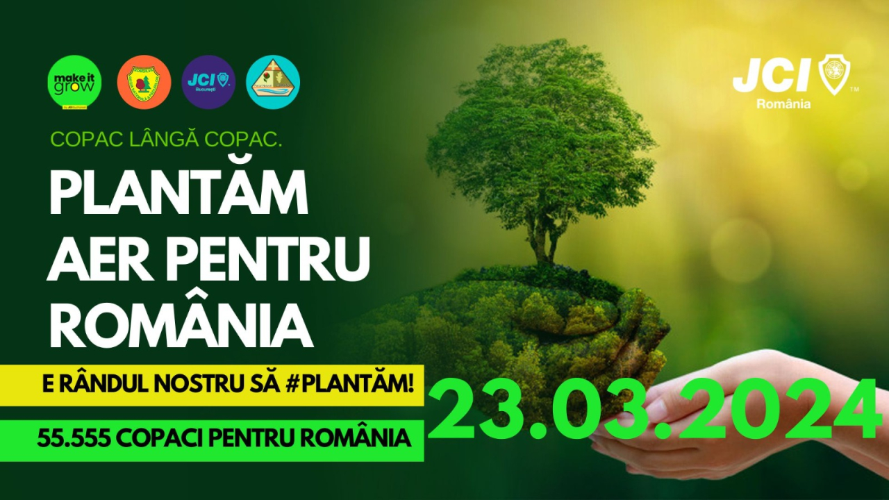 Make it Grow plantează 55.555 de puieți pentru un viitor verde în România