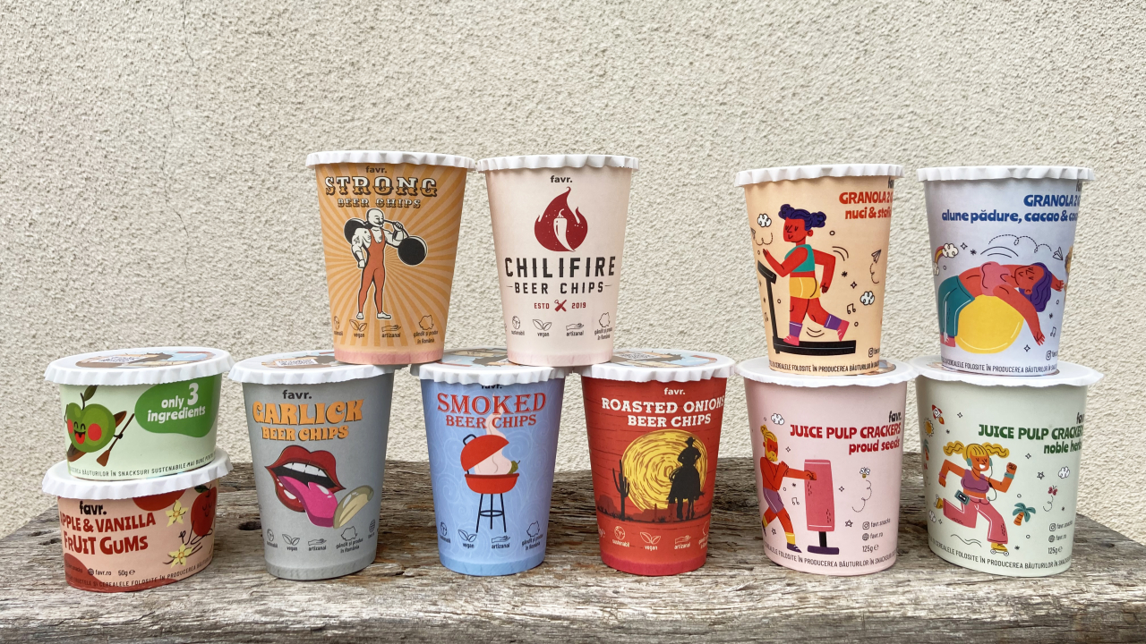 Favr. is the Romanian snack maker that reduces food waste in production