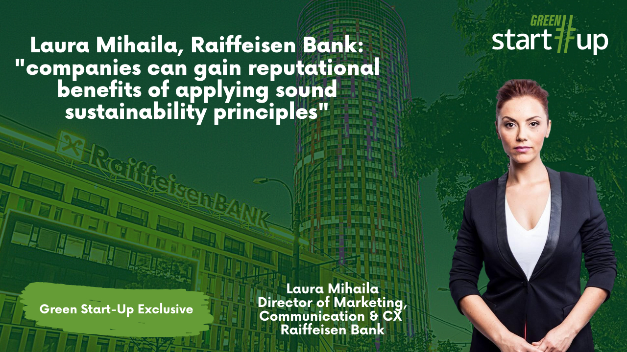 Laura Mihaila, Raiffeisen: sound sustainability principles help build reputation