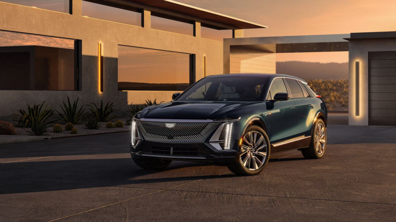 Cadillac reaches Europe with their new electric SUV, offering 500 km range