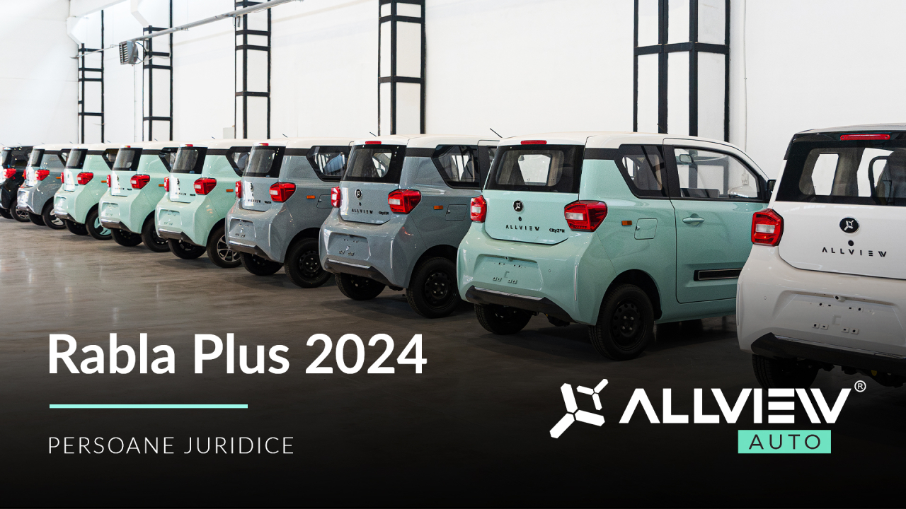 Microcar-ul electric Allview CityZEN, disponibil acum pentru firmele sustenabile