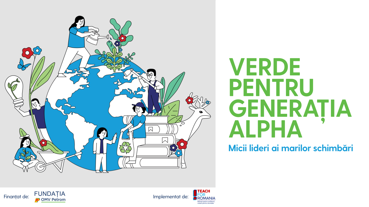 ”Verde pentru Generația Alpha”: educație de mediu pentru 2.900 de elevi din comunități vulnerabile