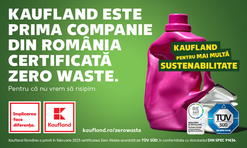 Kaufland is the first Zero Waste certified company in Romania
