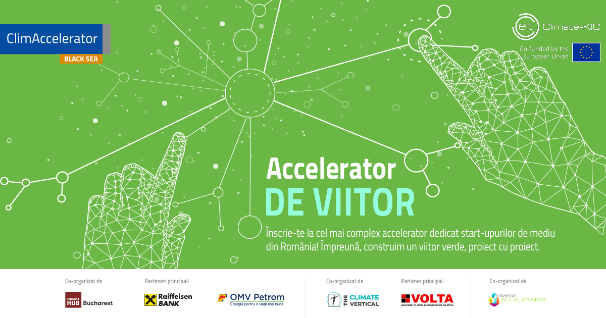 Black Sea ClimAccelerator 2022: 300.000 euro pentru startup-uri verzi