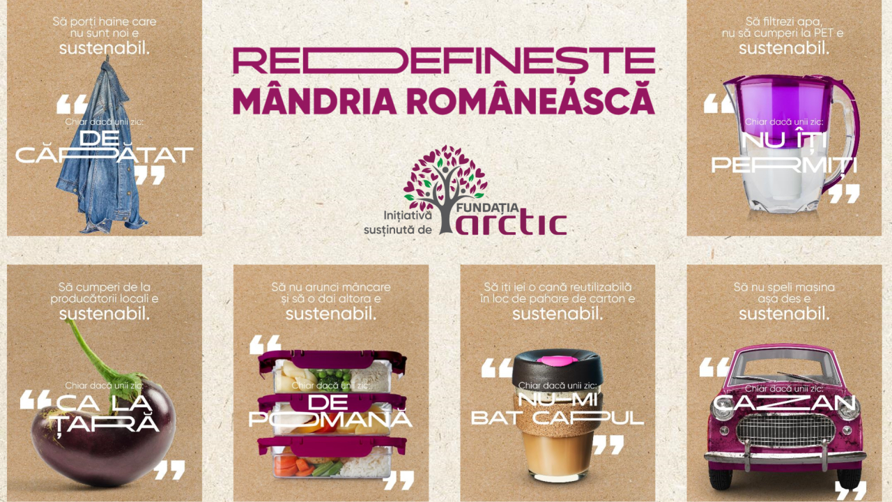 Fundația Arctic își propune să-i învețe pe români să fie sustenabili