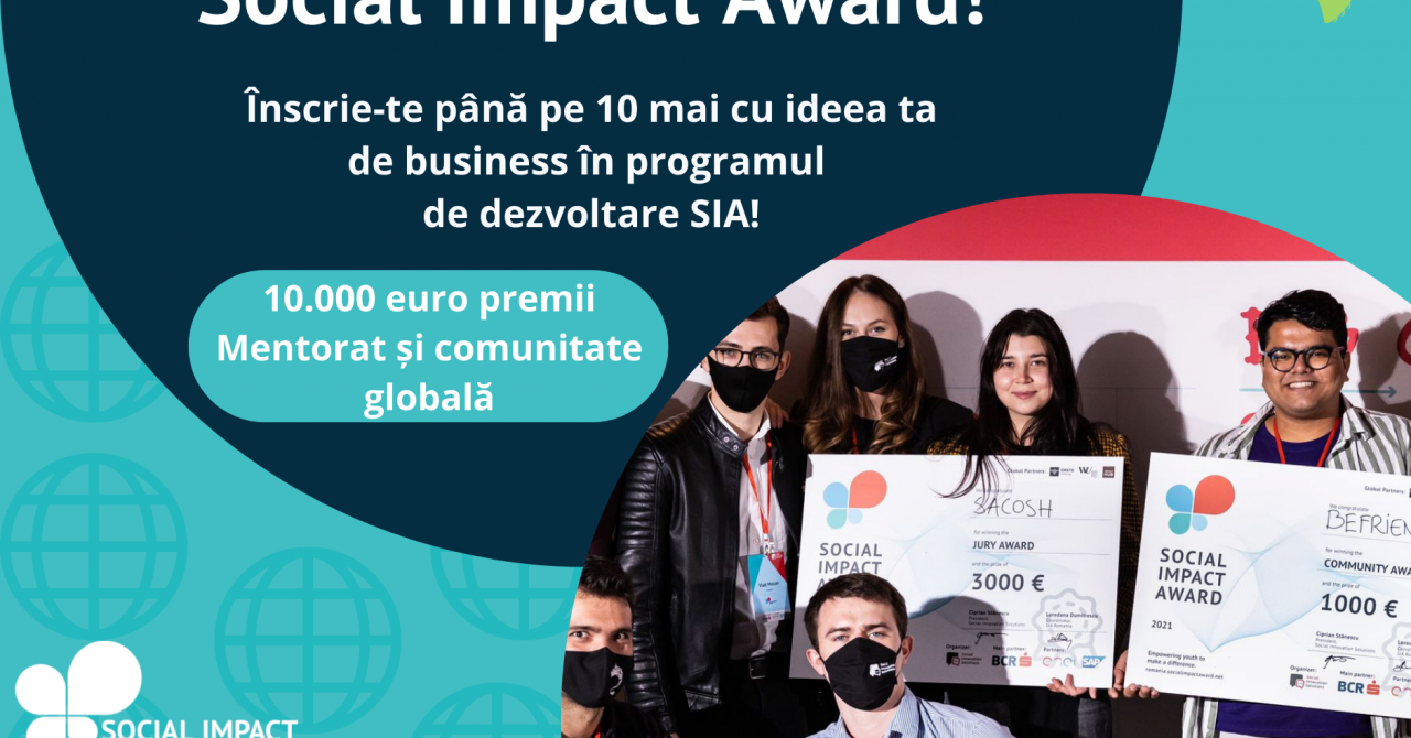 Social Impact Award #11: 10.000 € pentru idei de afaceri sociale