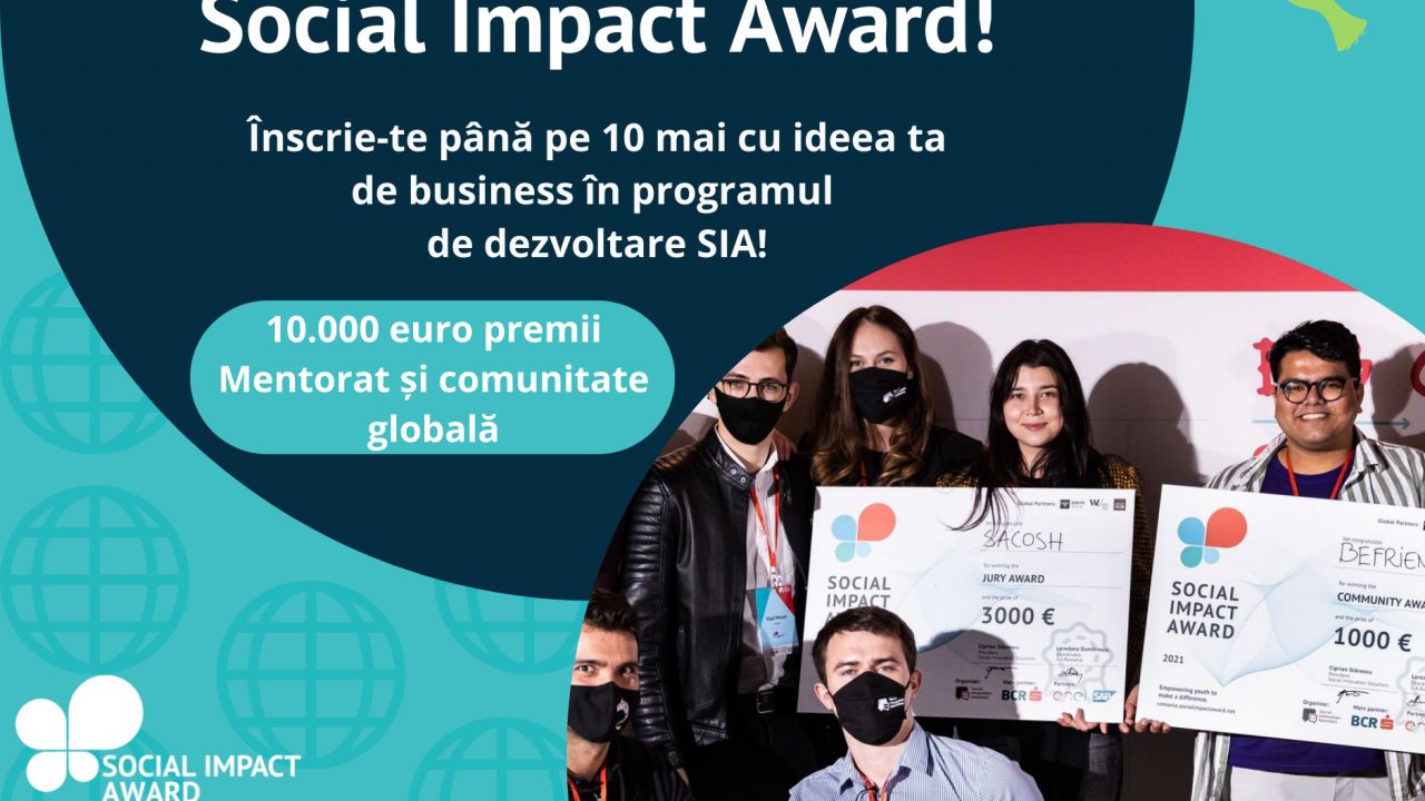 Social Impact Award #11: 10.000 € pentru idei de afaceri sociale