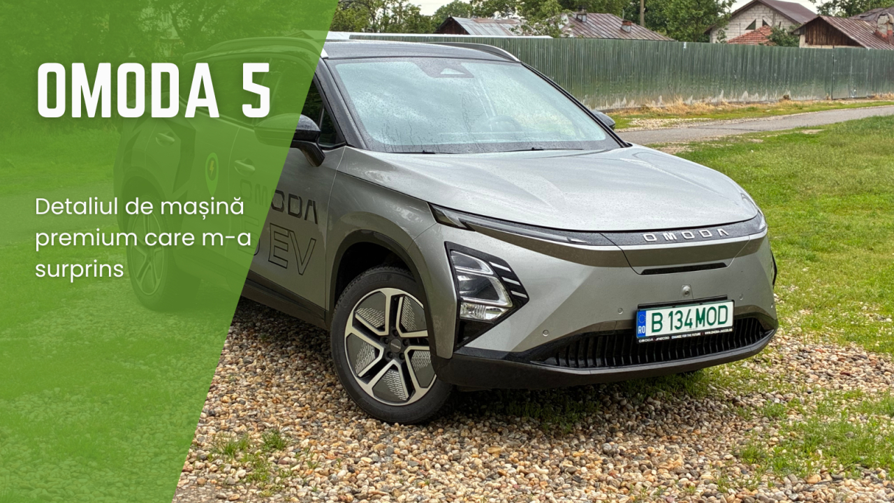 Am condus OMODA 5 EV și m-a surprins cu o funcție de mașină premium la bani puțini