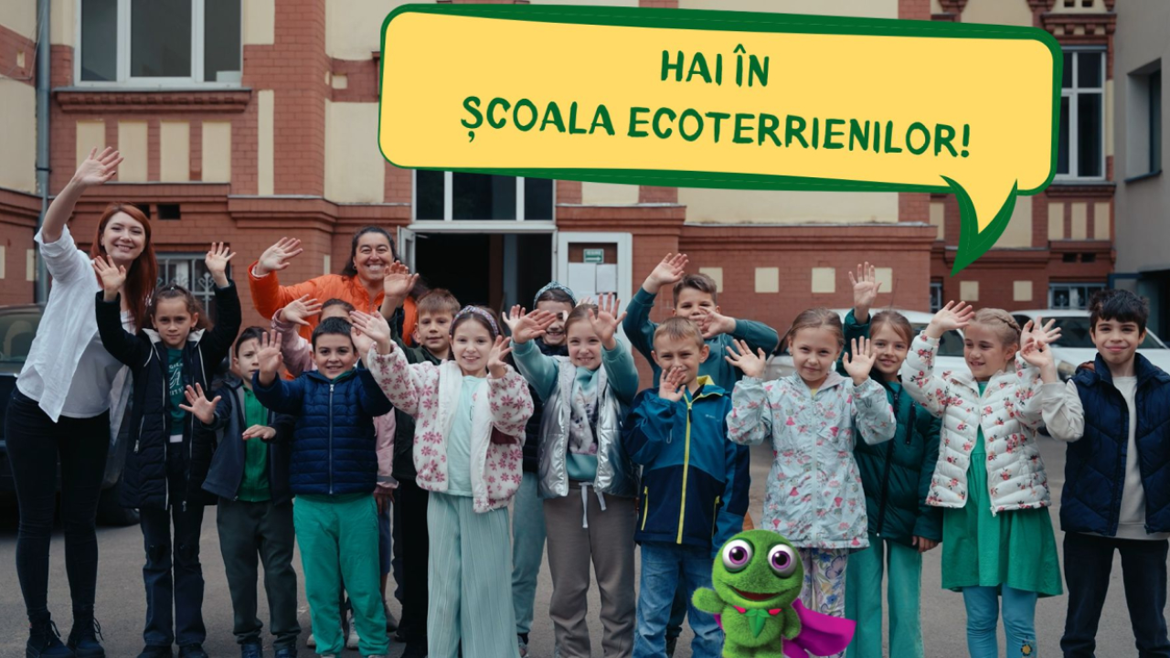 „Școala Ecoterrienilor”, inițiativă care aduce elevii mai aproape de protejarea mediului