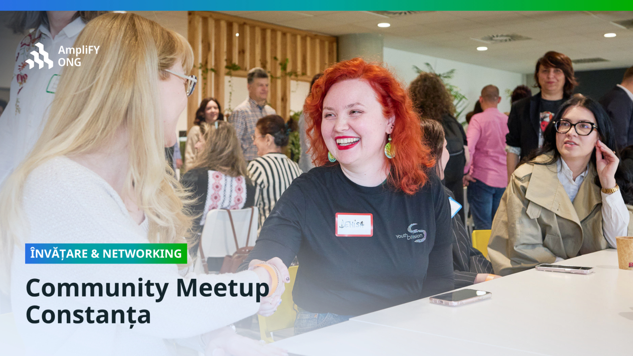 Community Meetup organizat de AmpliFY ONG ajunge la Costanța pentru prima dată