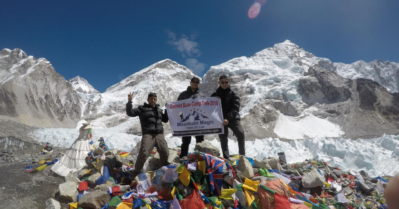 Climate change force the relocation of the Everest base camp