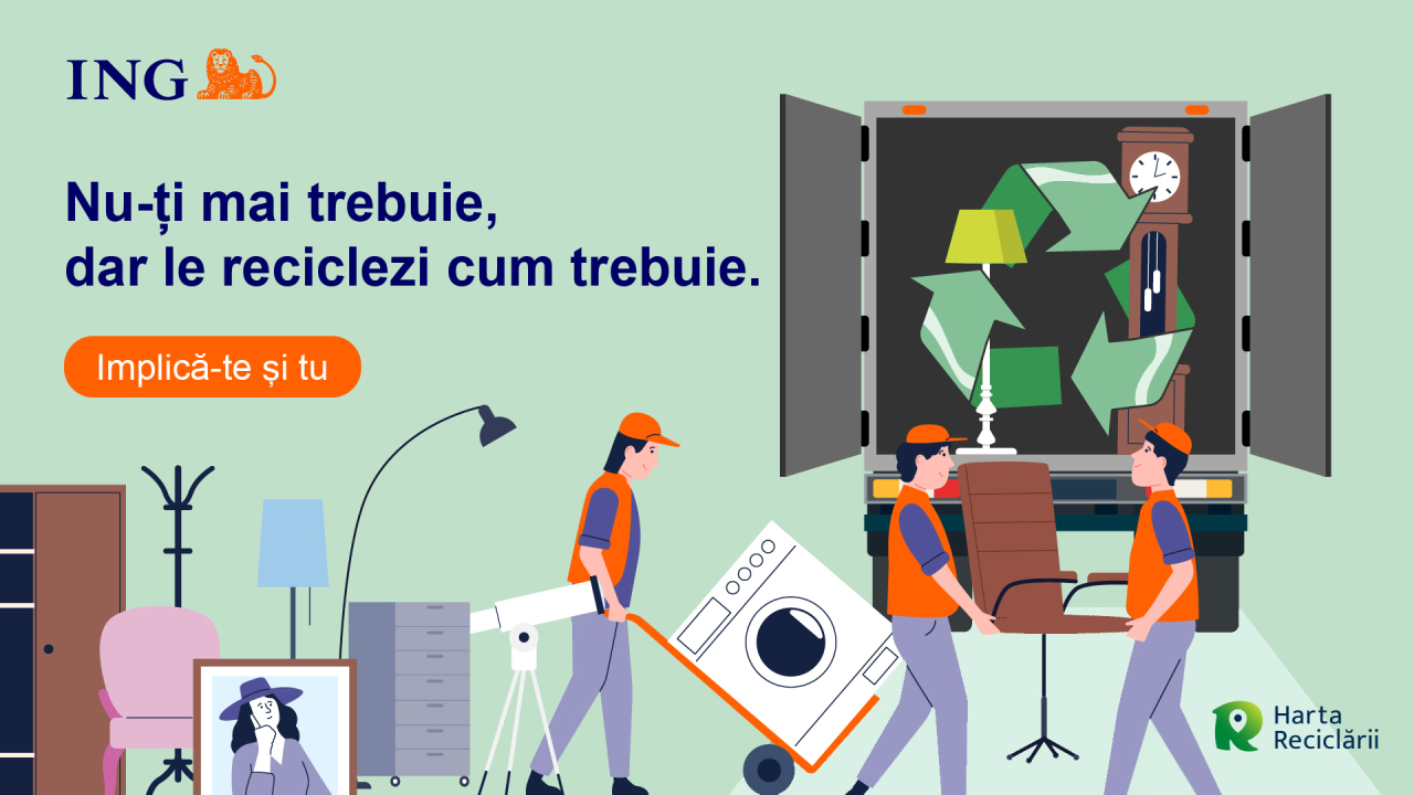 Tu le reciclezi cum trebuie? Cum renunți responsabil la produsele nefuncționale