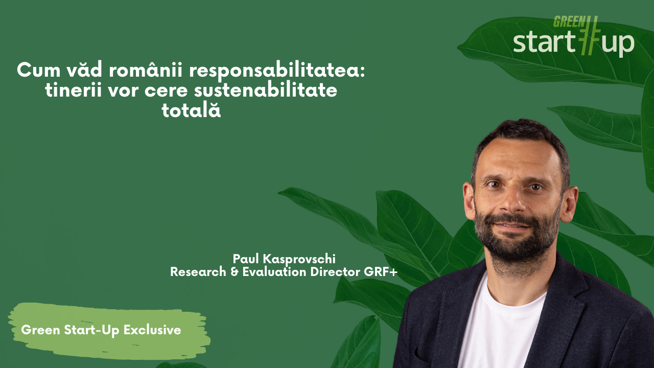 Cum văd românii responsabilitatea: tinerii vor cere sustenabilitate totală