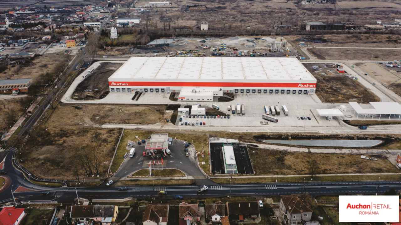 Un centru logistic al Auchan în România, certificat BREEAM pentru sustenabilitate