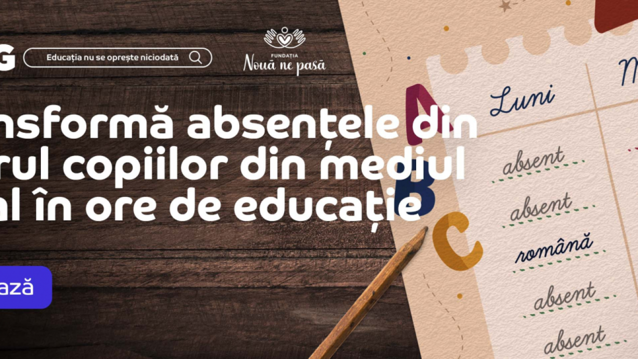 Donează la cumpărături prin eMAG și poți transforma absențele în ore de educație