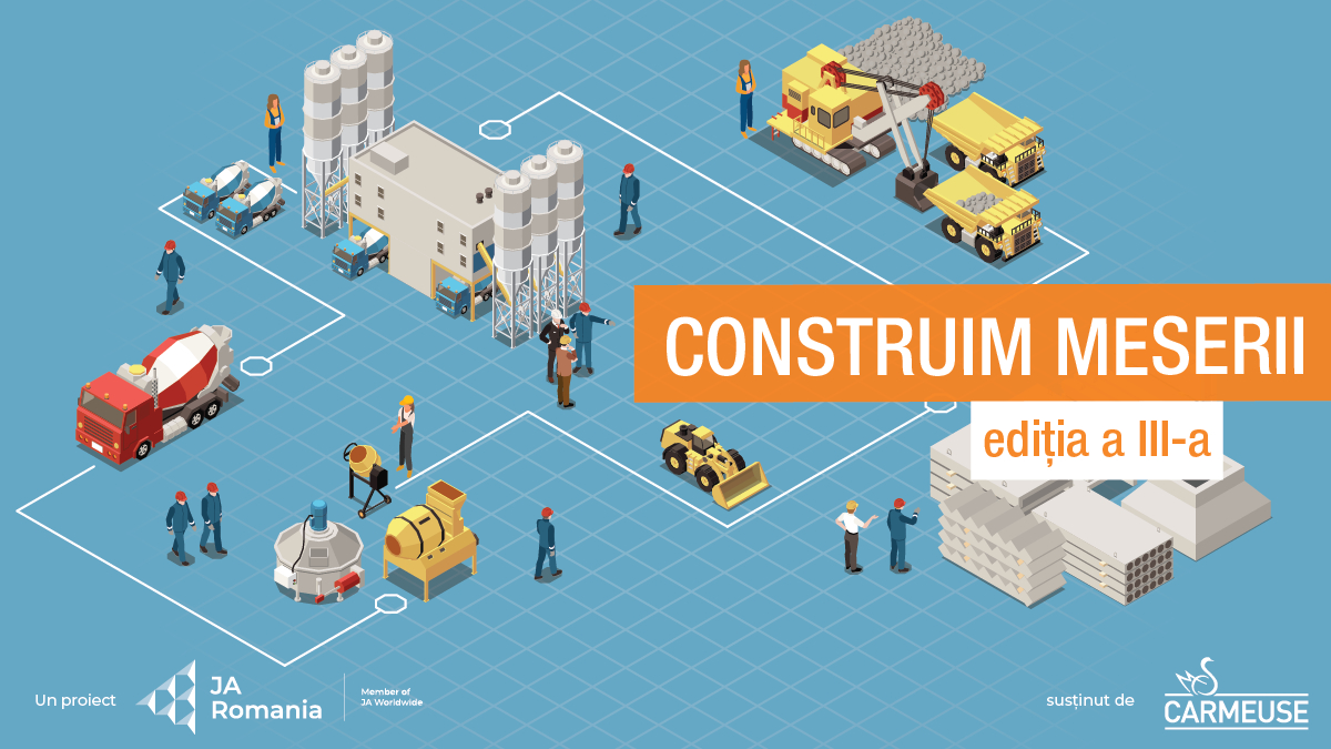 ”Construim meserii” va pregăti 1.800 de liceeni pentru viitorul profesional